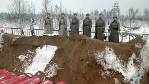 Под Выборгом предали земле останки 177 бойцов Красной Армии - Похоронный портал