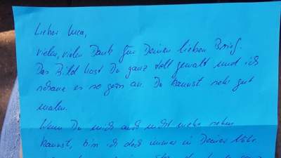 Мальчик получил письмо от умершего деда