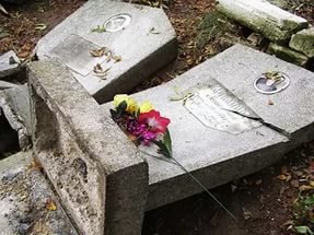 Чудовищный акт вандализма совершен на кладбище п. Шудаяг - Похоронный портал