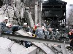 На Украине 11 рабочих скончались при взрыве метана на шахте