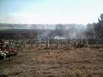 Сжигание мусора на кладбище стало причиной лесного пожара в Иркутской области
