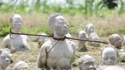 Kwame Akoto-Bamfo's Sculptural Installation in Ghana Re-Narrativizes the Transatlantic Slave Trade 