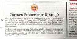 Жительница Барселоны Кармен Бустаманте Баранго потребовала включить в свой некролог эмодзи с подмигиванием и высунутым языком