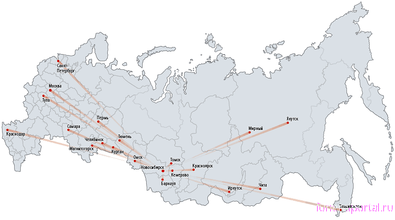 Красноярск карта россии