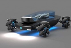 Концепт футуристического катафалка Korbiyor