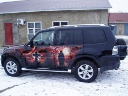 Картины на колесах. Автоаэрография на тему Смерти