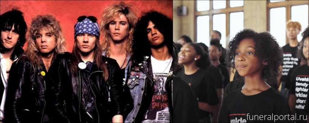 Молодежный хор Детройта выступил на кавер-версии Guns N Roses в качестве демонстрации против оружия
