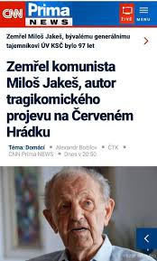 Умер последний генеральный секретарь компартии Чехословакии Милош Якеш \ Miloš Jakeš - Похоронный портал