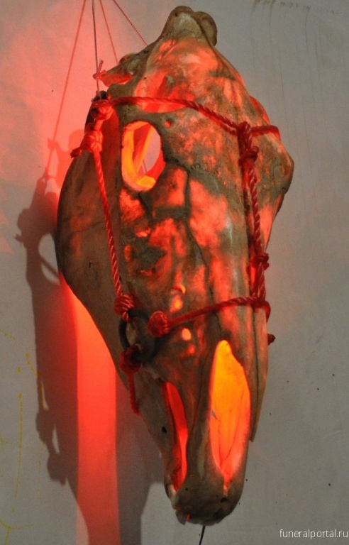 Ростовчанин из костей и черепов животных создает уникальные предметы интерьера