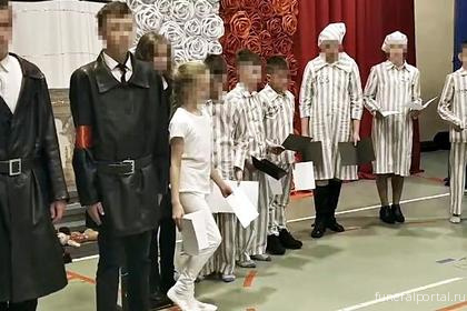 Польша. Школьники разыграли танцевальную сценку на тему Освенцима - Похоронный портал