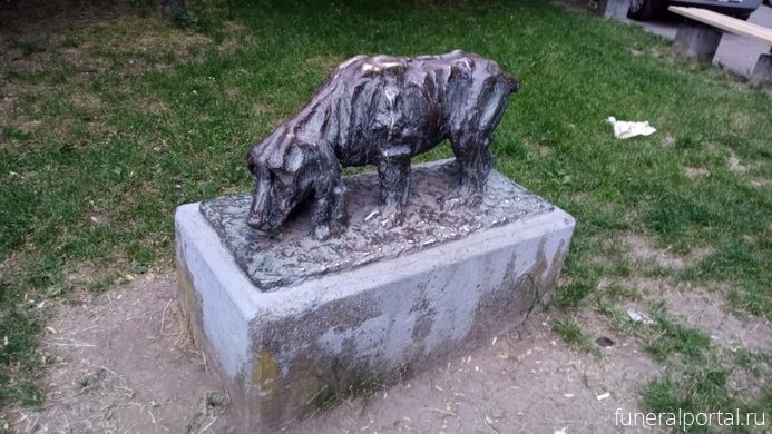 Belgrade, Serbia. Памятник собаке-герою