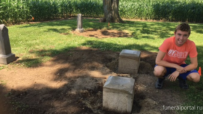 Indiana Scout restores community cemetery for Eagle Scout project - Похоронный портал