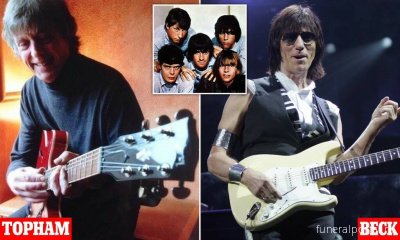 Jeff Beck's Yardbirds predecessor Anthony 'Top' Topham dies weeks after music legend - Похоронный портал