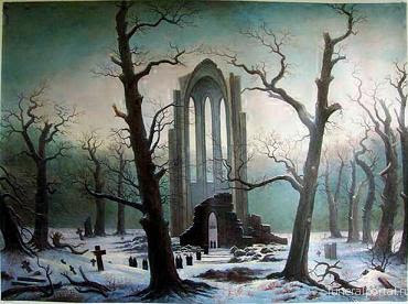 I’m Obsessed with Caspar David Friedrich’s “The Cemetery Entrance”