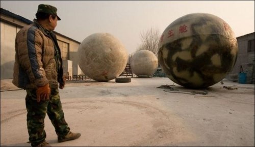 В Китае построили спасательные шары, в которых можно пережить Конец Света - Похоронный портал
