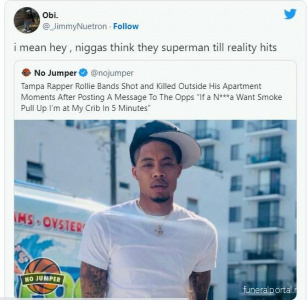 Rapper Rollie Bands Murdered Minutes After Daring His Haters to 'Pull Up' - Похоронный портал