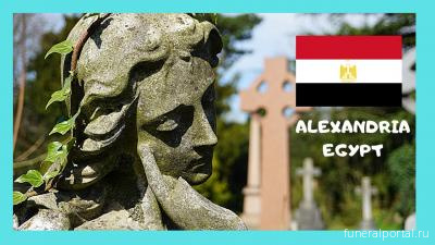 Historical Greek cemetery in Alexandria, Egypt