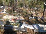 В Новосибирской области вандалы разорили кладбище. Фото - Похоронный портал
