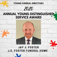 Foster given Young Funeral Directors Distinguished Service Award - Похоронный портал