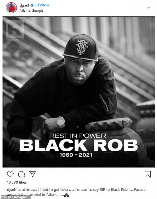Black Rob, ‘Whoa!’ Rapper, Dead at 52 - Похоронный портал