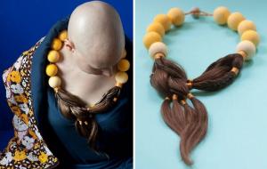 Украшения для онкобольных женщин из их собственных волос - Похоронный портал