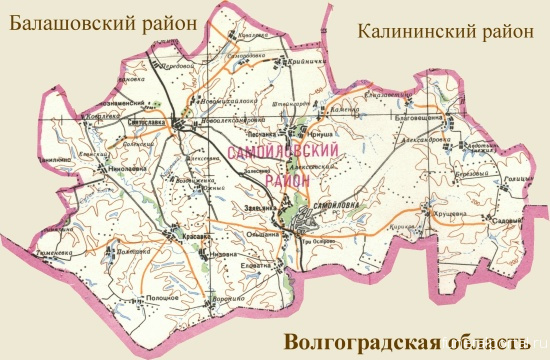 Воскресенск саратовская область карта
