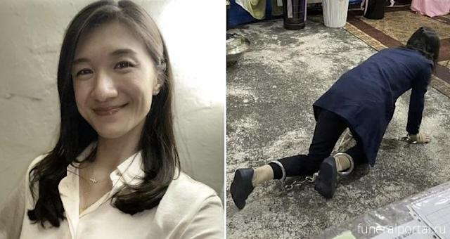 Images of councilor wearing shackles to father's funeral in southern Taiwan draw ire - Похоронный портал