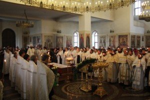 В Спасском кафедральном соборе был совершен чин погребения Евгения Бронского - Похоронный портал