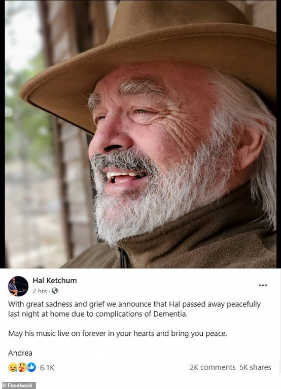 Hal Ketchum, Nineties Country Singer of ‘Small Town Saturday Night,’ Dead at 67 - Похоронный портал