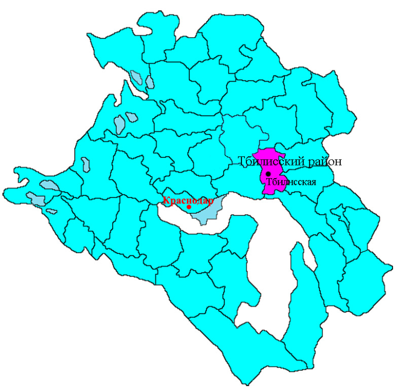 Карта гулькевичи краснодарский край