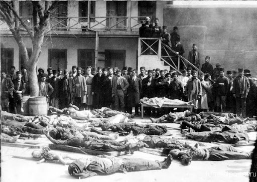 Азербайджан. История массовой резни русских солдат под Шамхором в 1918 году
