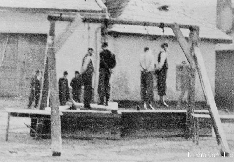 Verejne popravení partizáni nemeckými vojakmi v obci Medzibrod, v okrese Banská Bystrica