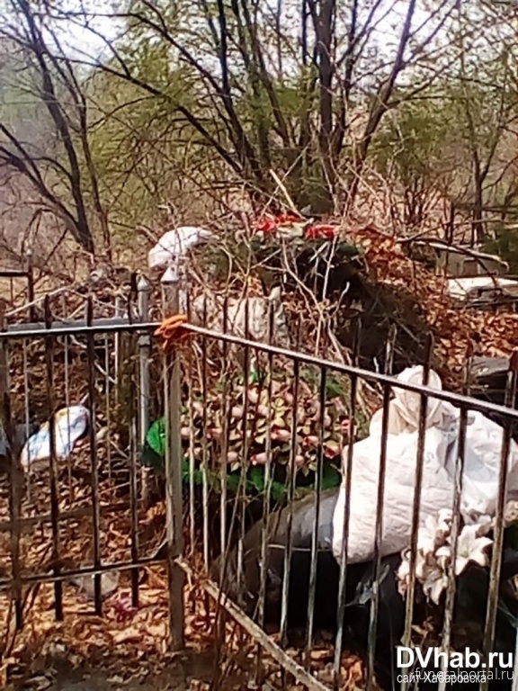 Готовясь к Радонице, хабаровчане погребли центральное кладбище в хламе - Похоронный портал