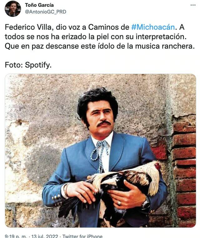 Умер Federico Villa, исполнитель традиционной мексиканской музыки "ranchera"  - Похоронный портал